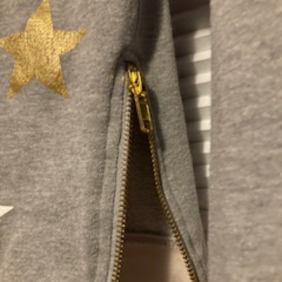 Children's Colorful, stars side zip shirt, Cotton, Size Small - Picture 2 of 6